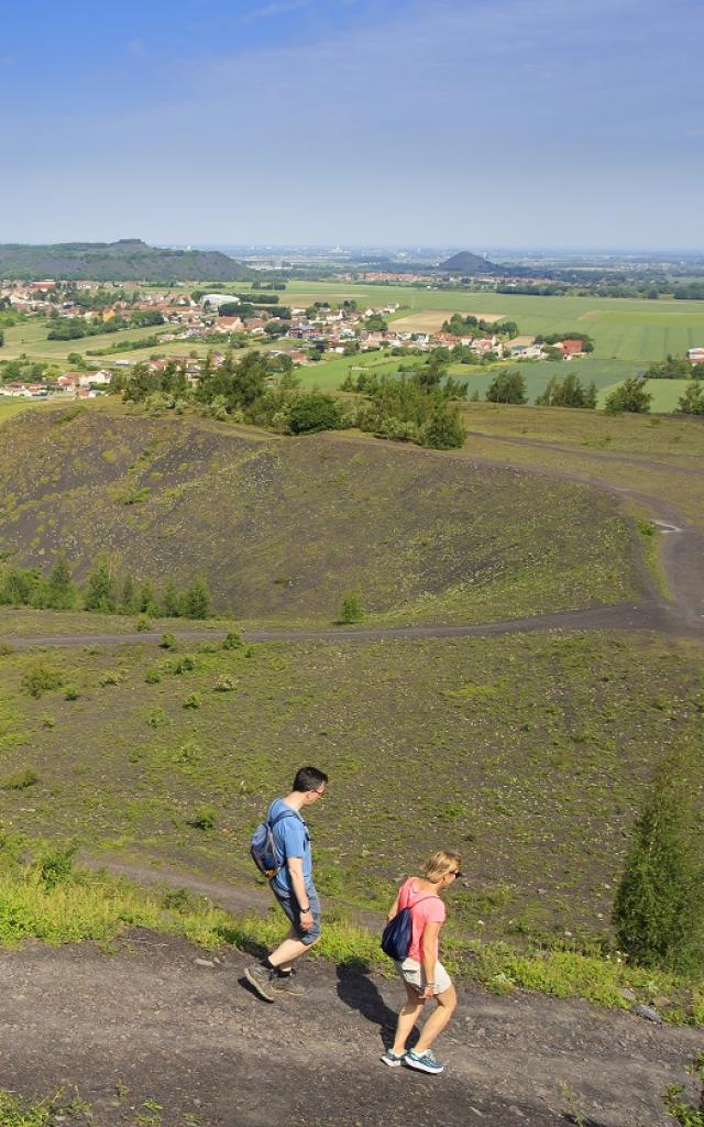 uitzicht vanaf de top van de terril, loos en gohelle