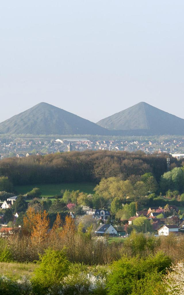 Miner's Basin, gezien vanuit het Vimy Monument.