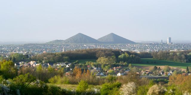 Miner's Basin, gezien vanuit het Vimy Monument.