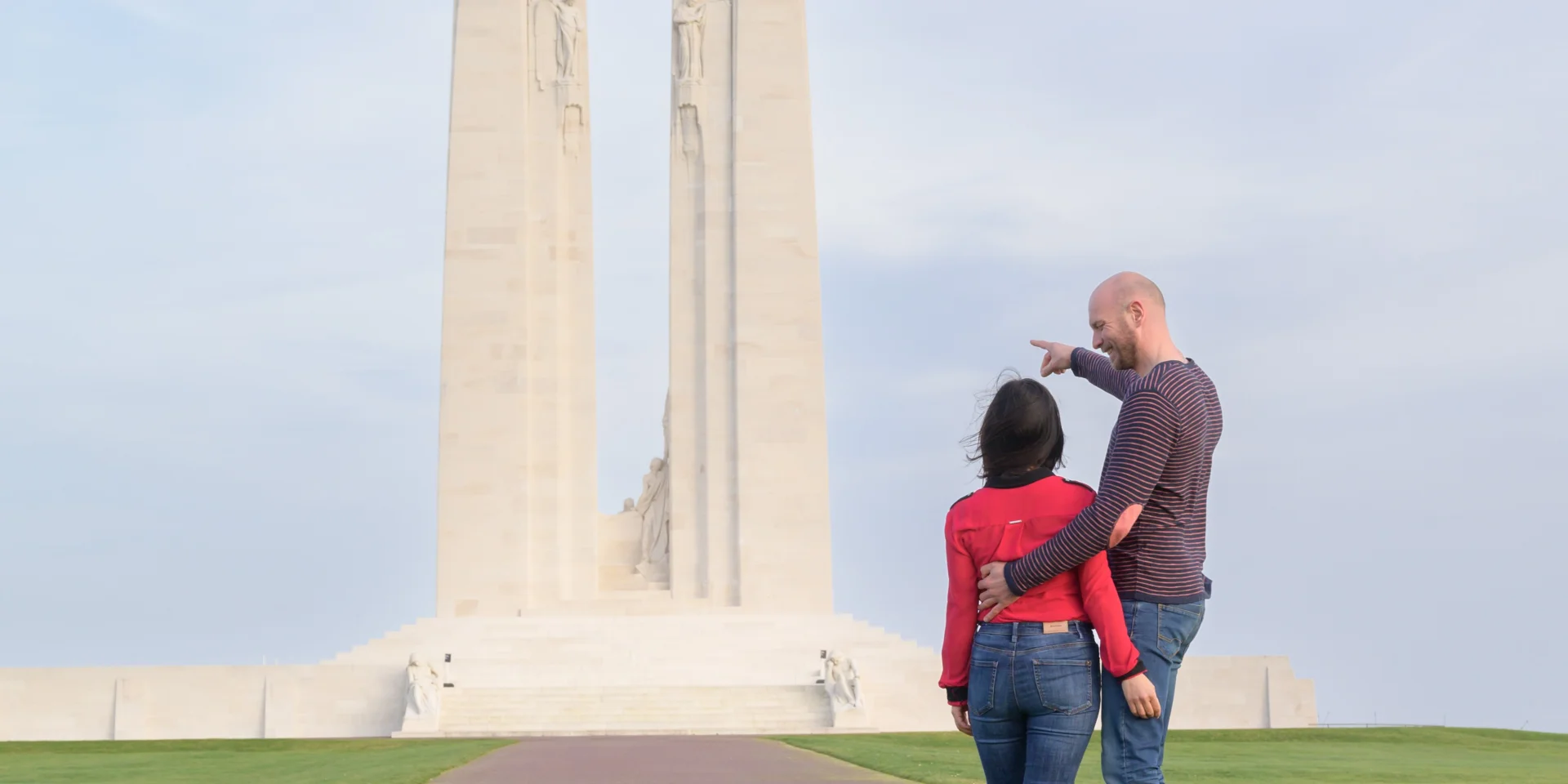 Mémorial Canadien de Vimy à deux © Pidz